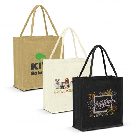 Lanza Jute Tote Bag - Colour Match - Simply Merchandise