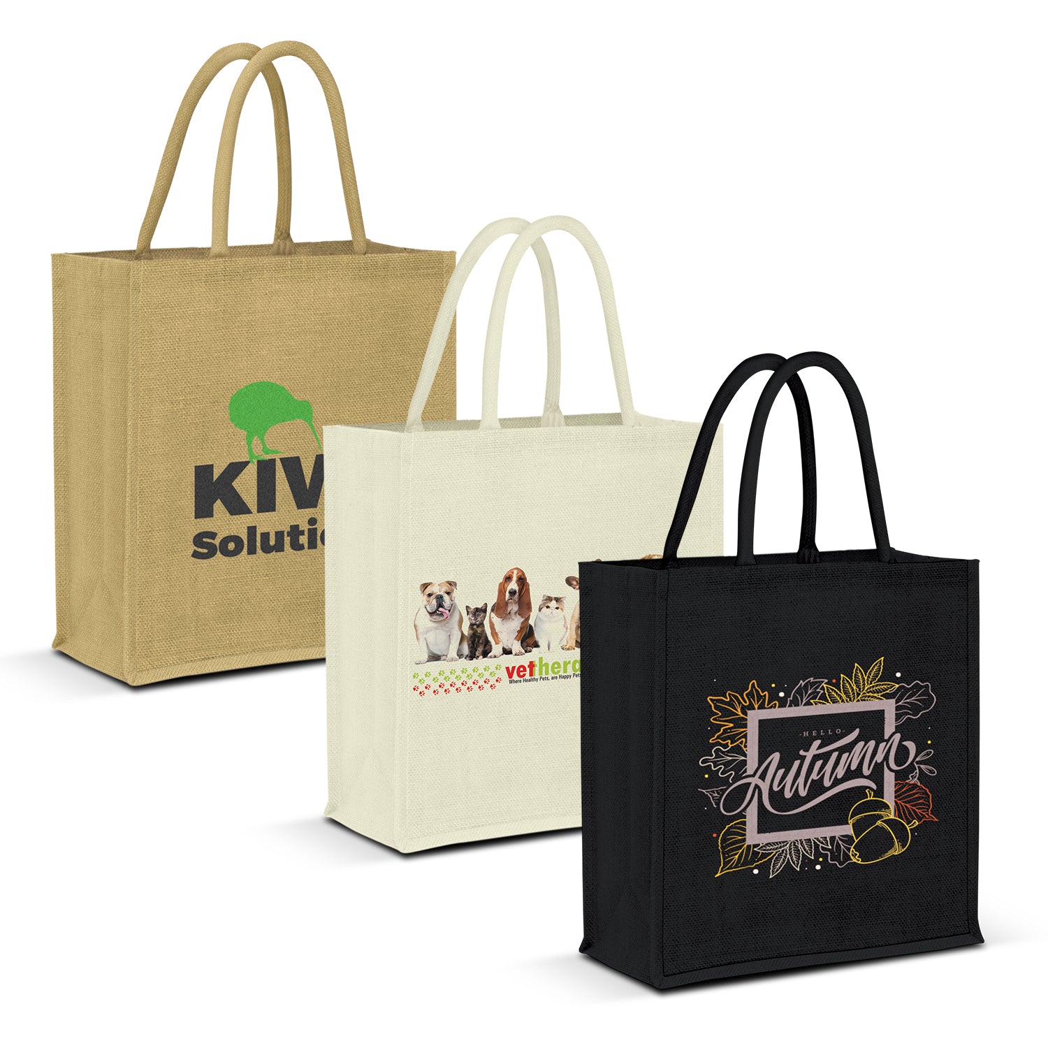 Lanza Jute Tote Bag - Colour Match - Simply Merchandise