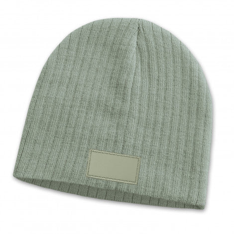 Nebraska Cable Knit Beanie with Patch - Simply Merchandise