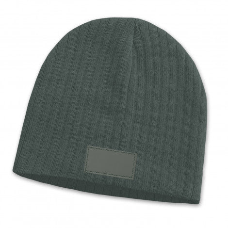 Nebraska Cable Knit Beanie with Patch - Simply Merchandise