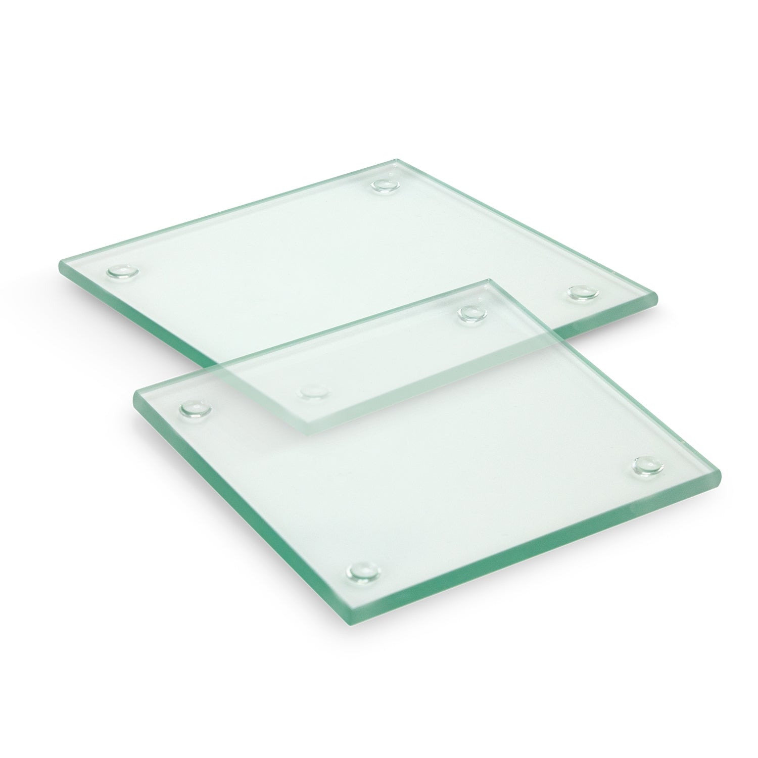 Venice Glass Coaster - Set of 2 - Square - Simply Merchandise