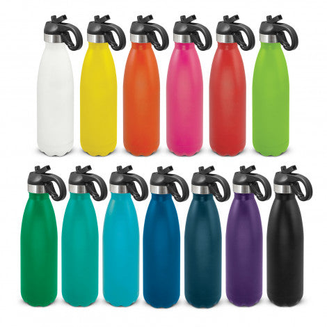 Mirage Powder Coated Vacuum Bottle - Flip Lid - Simply Merchandise