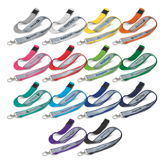 Reflector Lanyard with custom branded logo - Simply Merchandise