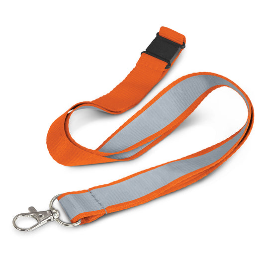 Reflector Lanyard with custom branded logo - Simply Merchandise