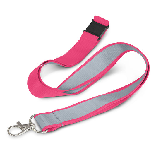 Reflector Lanyard with custom branded logo - Simply Merchandise