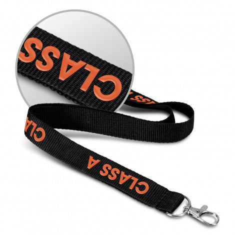 Soft Touch Logo Lanyard - Simply Merchandise