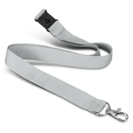 Soft Touch Logo Lanyard with custom branded logo - Simply Merchandise