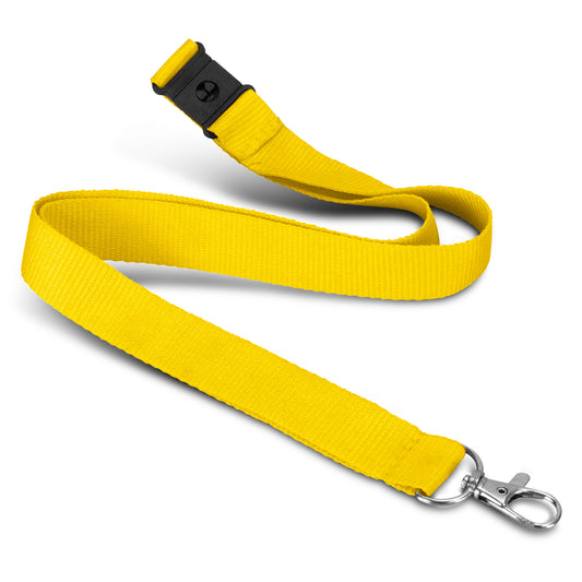 Soft Touch Logo Lanyard with custom branded logo - Simply Merchandise
