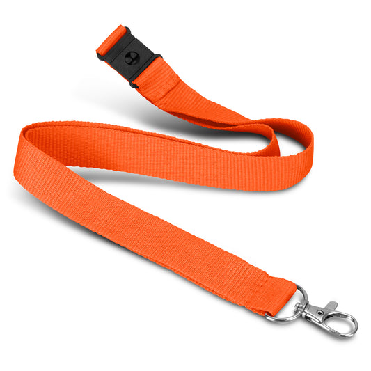 Soft Touch Logo Lanyard with custom branded logo - Simply Merchandise