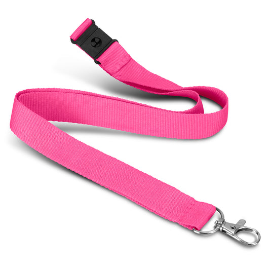 Soft Touch Logo Lanyard with custom branded logo - Simply Merchandise