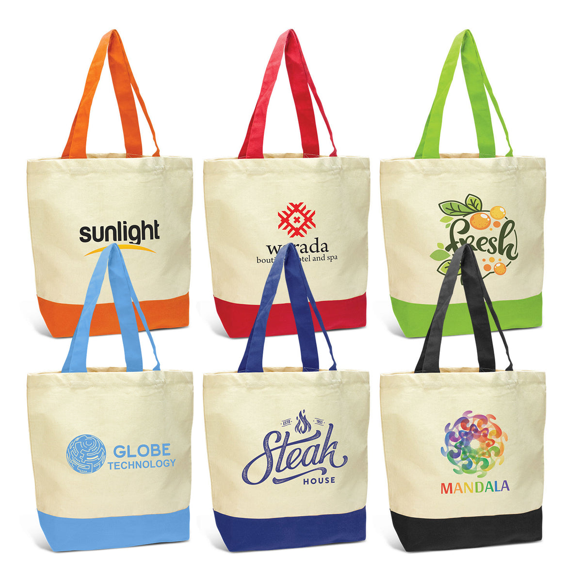 Sedona Canvas Tote Bag with custom branded logo - Simply Merchandise