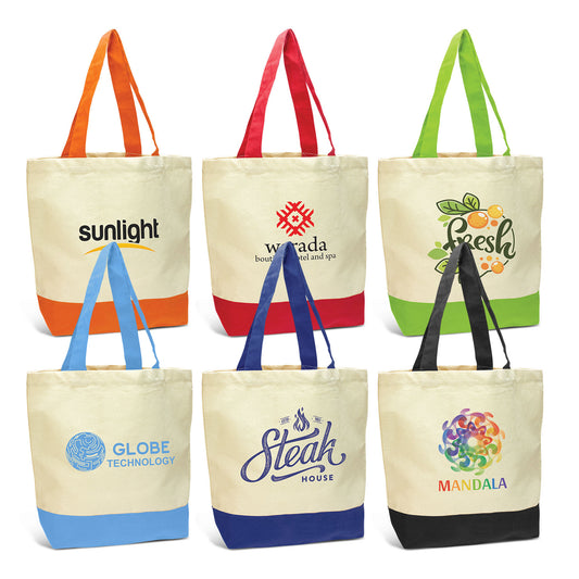 Sedona Canvas Tote Bag with custom branded logo - Simply Merchandise