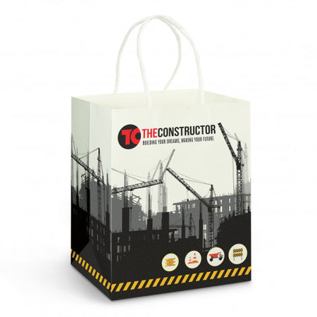 Medium Paper Carry Bag - Full Colour - Simply Merchandise