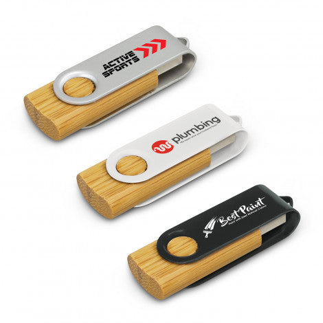 Helix 4GB Bamboo Flash Drive - Simply Merchandise