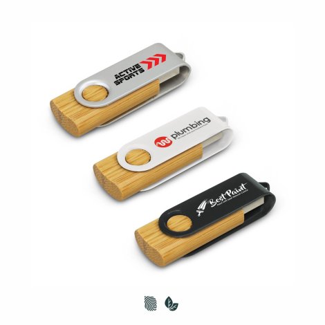 Helix 4GB Bamboo Flash Drive - Simply Merchandise