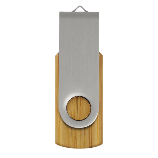 Helix 4GB Bamboo Flash Drive with custom branded logo - Simply Merchandise