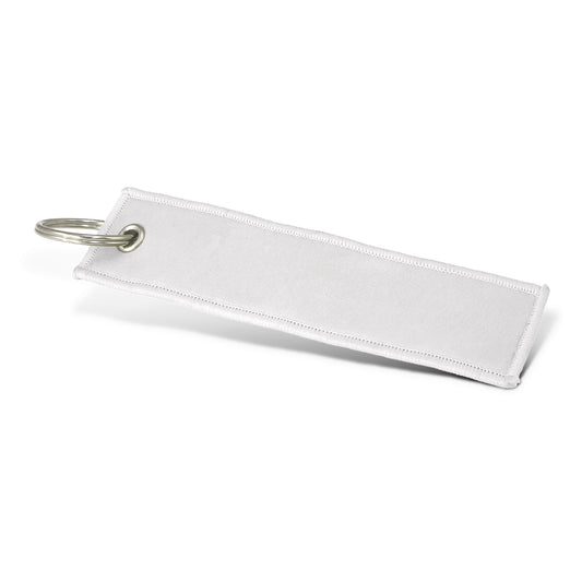 Woven Key  Ring with custom branded logo - Simply Merchandise