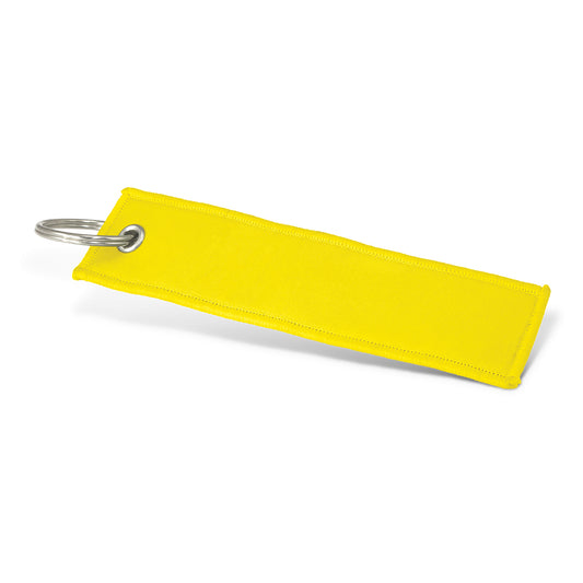 Woven Key  Ring with custom branded logo - Simply Merchandise