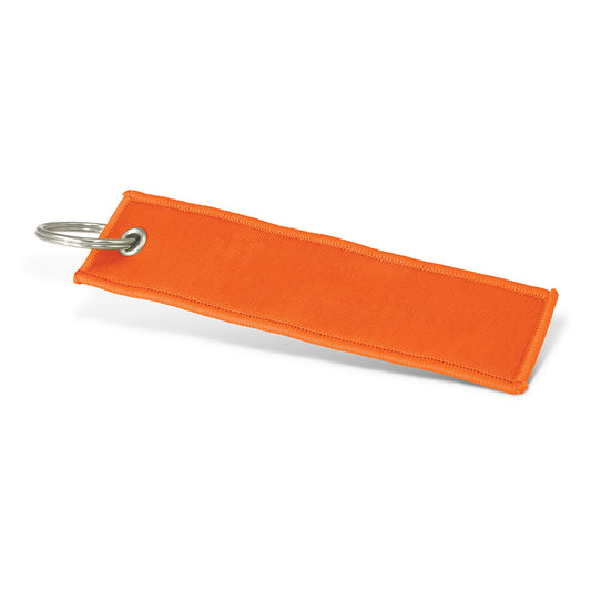 Woven Key  Ring with custom branded logo - Simply Merchandise