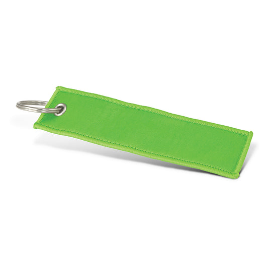 Woven Key  Ring with custom branded logo - Simply Merchandise