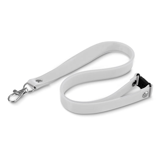 Silicone Lanyard with custom branded logo - Simply Merchandise