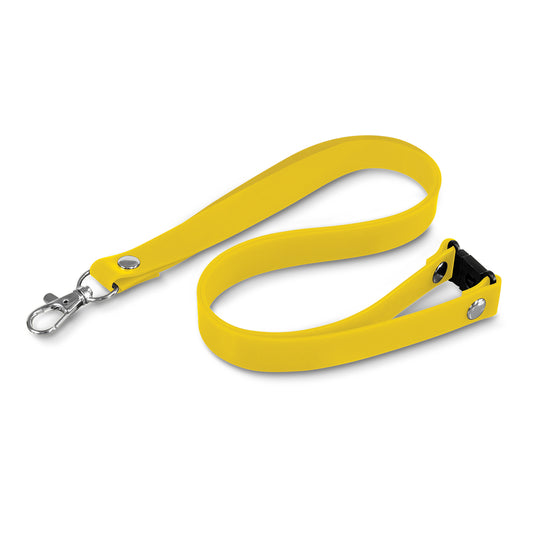 Silicone Lanyard with custom branded logo - Simply Merchandise