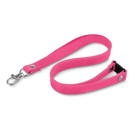 Silicone Lanyard with custom branded logo - Simply Merchandise