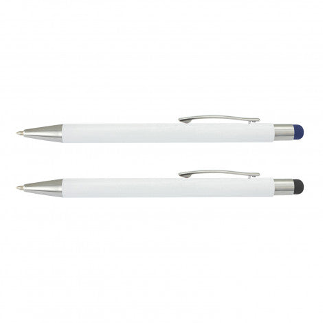 Lancer Stylus Pen - White Barrel - Simply Merchandise