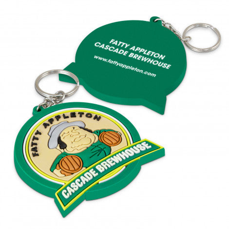 PVC Key Ring Large - One Side Moulded - Simply Merchandise