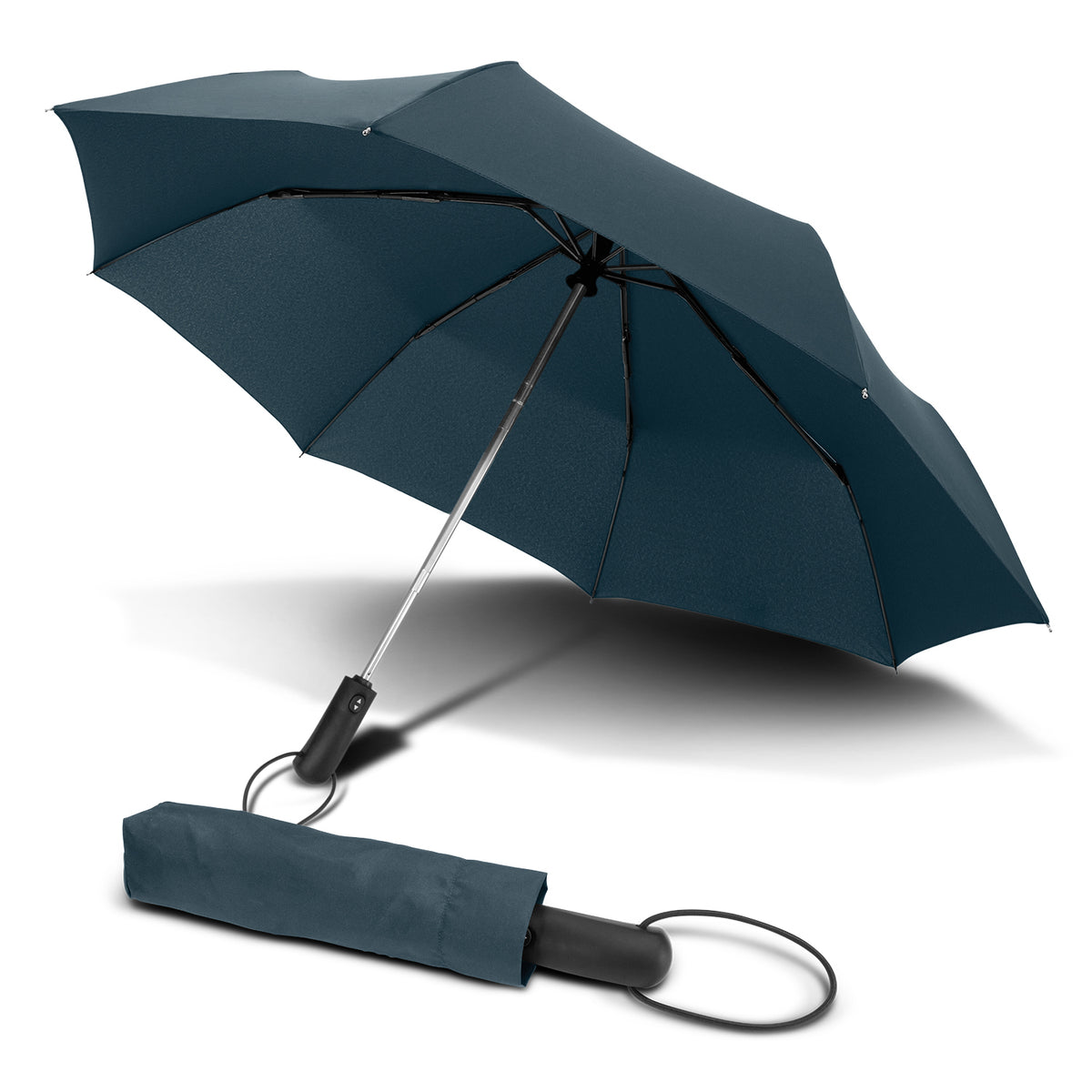 Prague Compact Umbrella with custom branded logo - Simply Merchandise