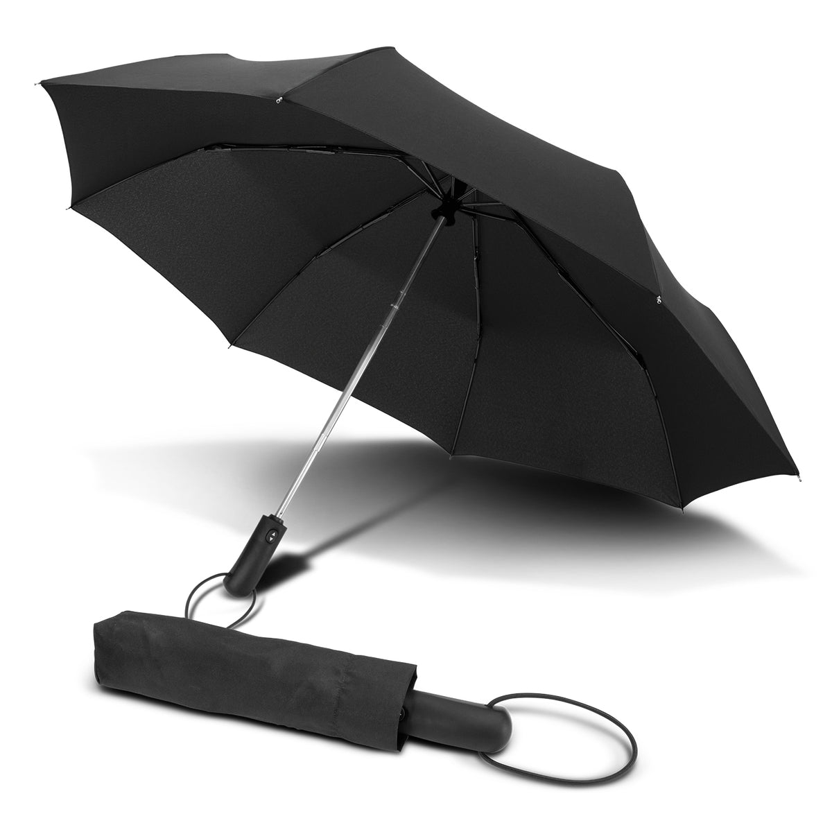Prague Compact Umbrella with custom branded logo - Simply Merchandise