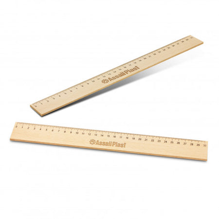 Wooden 30cm Ruler - Simply Merchandise