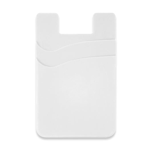 Dual Silicone Phone Wallet with custom branded logo - Simply Merchandise