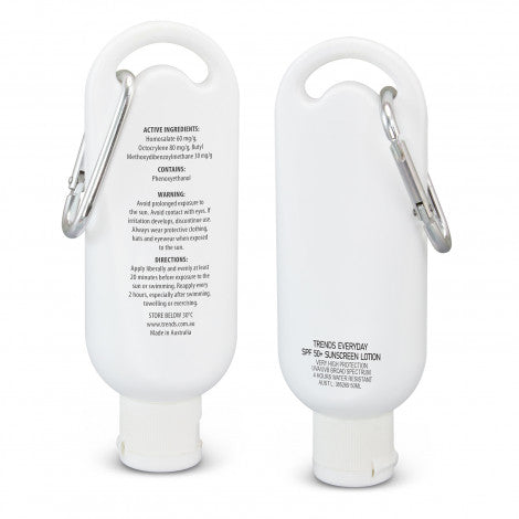 TRENDS Everyday SPF 50+ Carabiner Sunscreen 50ml - Simply Merchandise