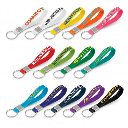 Silicone Key Ring - Embossed - Simply Merchandise