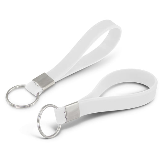 Silicone Key Ring - Embossed - Simply Merchandise
