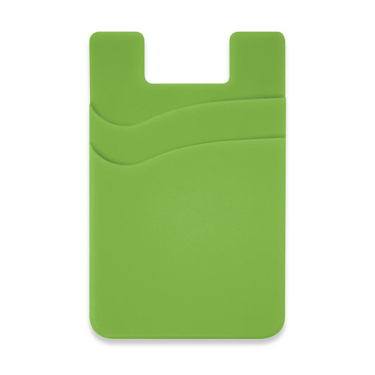 Dual Silicone Phone Wallet - Full Colour with custom branded logo - Simply Merchandise