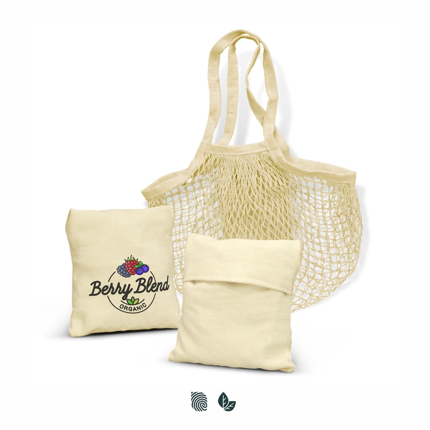 Cotton Mesh Foldaway Tote Bag - Simply Merchandise