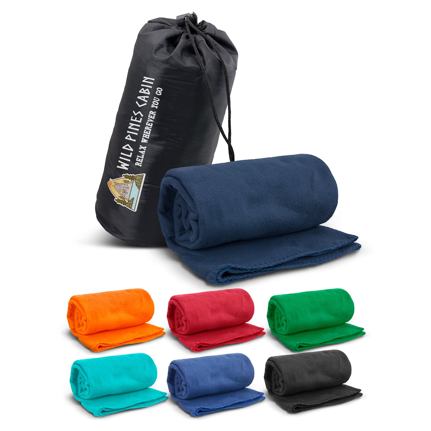 Glasgow Fleece Blanket in Carry Bag - Simply Merchandise