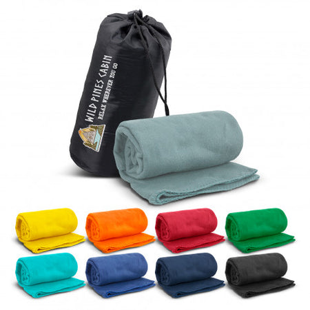 Glasgow Fleece Blanket in Carry Bag - Simply Merchandise