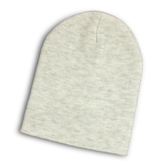 Heather Slouch Beanie with custom branded logo - Simply Merchandise