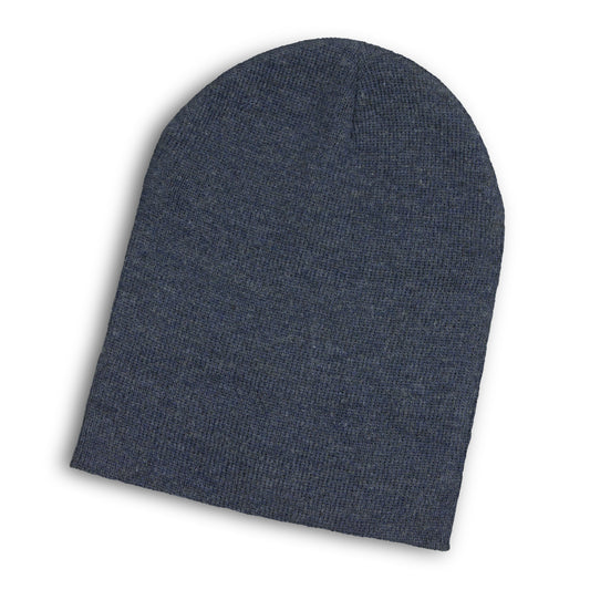 Heather Slouch Beanie with custom branded logo - Simply Merchandise