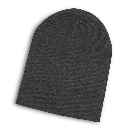 Heather Slouch Beanie with custom branded logo - Simply Merchandise