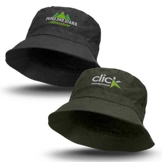 Oilskin Bucket Hat with custom branded logo - Simply Merchandise