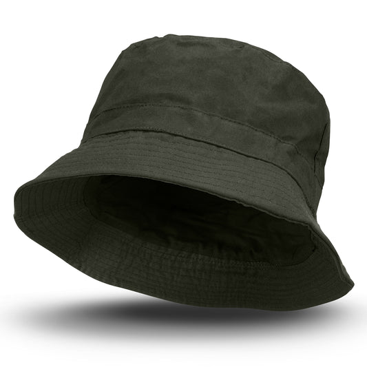 Oilskin Bucket Hat with custom branded logo - Simply Merchandise