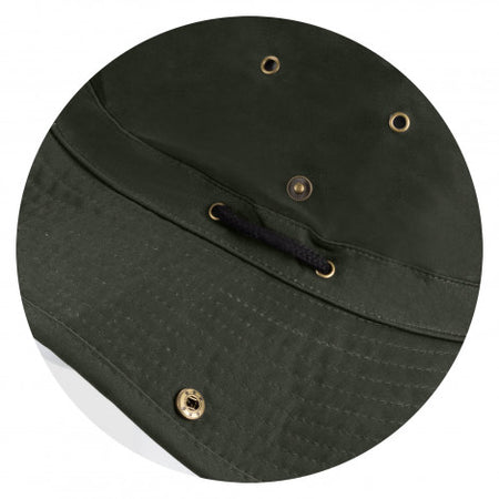 Oilskin Wide Brim Hat - Simply Merchandise