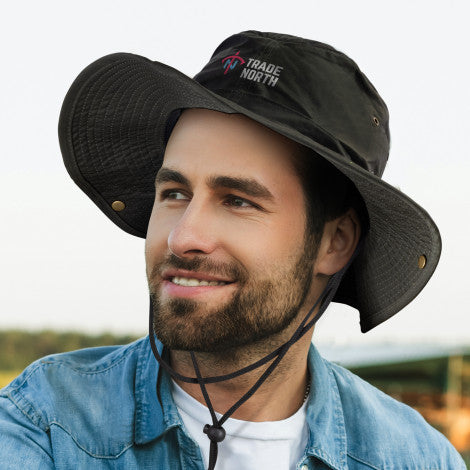 Oilskin Wide Brim Hat - Simply Merchandise