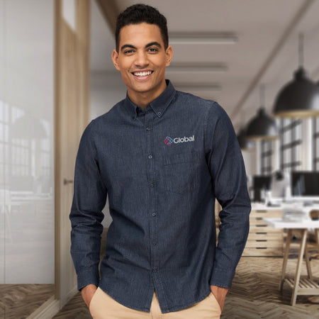 SOLS Barry Men - Simply Merchandises Denim Shirt - Simply Merchandise