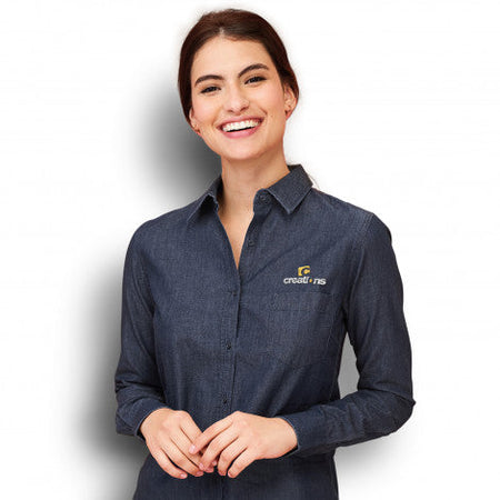 SOLS Barry Women's Denim Shirt - Simply Merchandise
