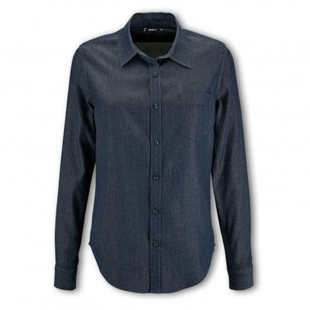 SOLS Barry Women's Denim Shirt - Simply Merchandise